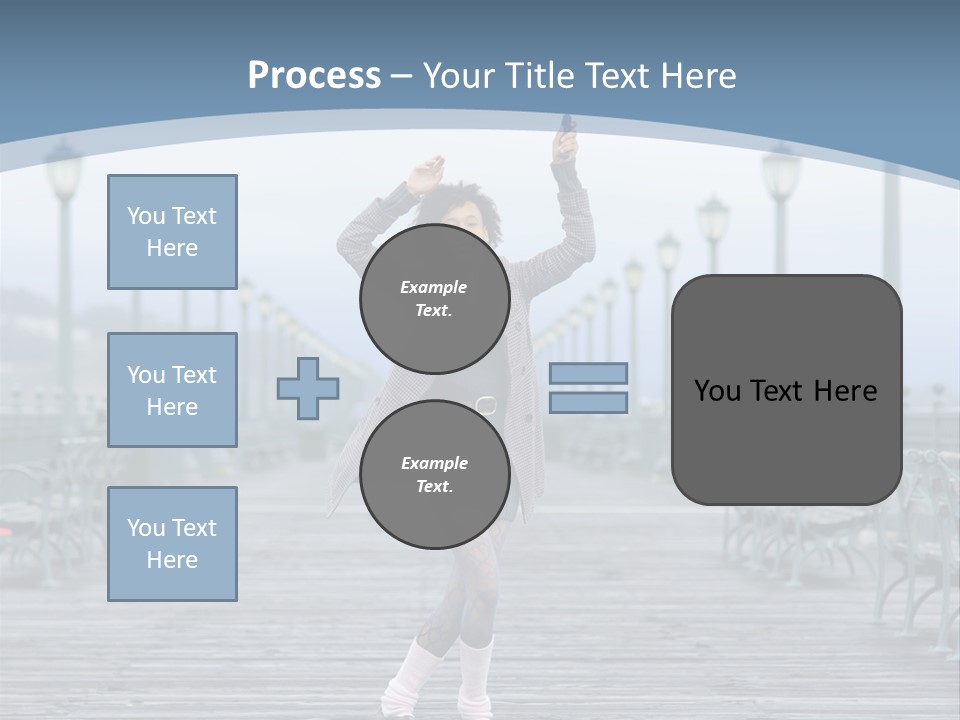 One Brunette Autumn PowerPoint Template