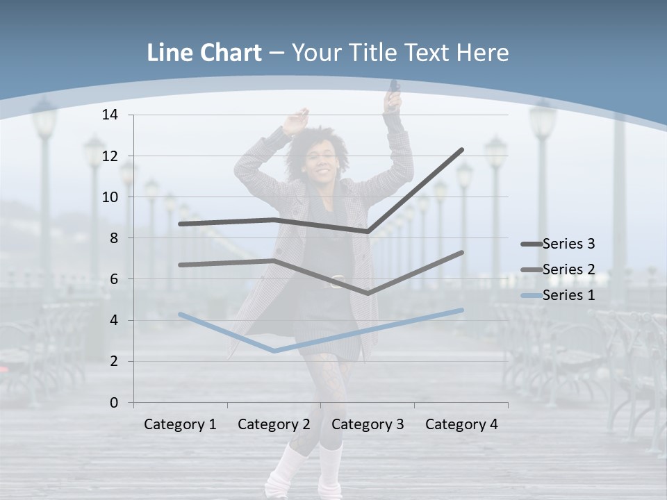 One Brunette Autumn PowerPoint Template