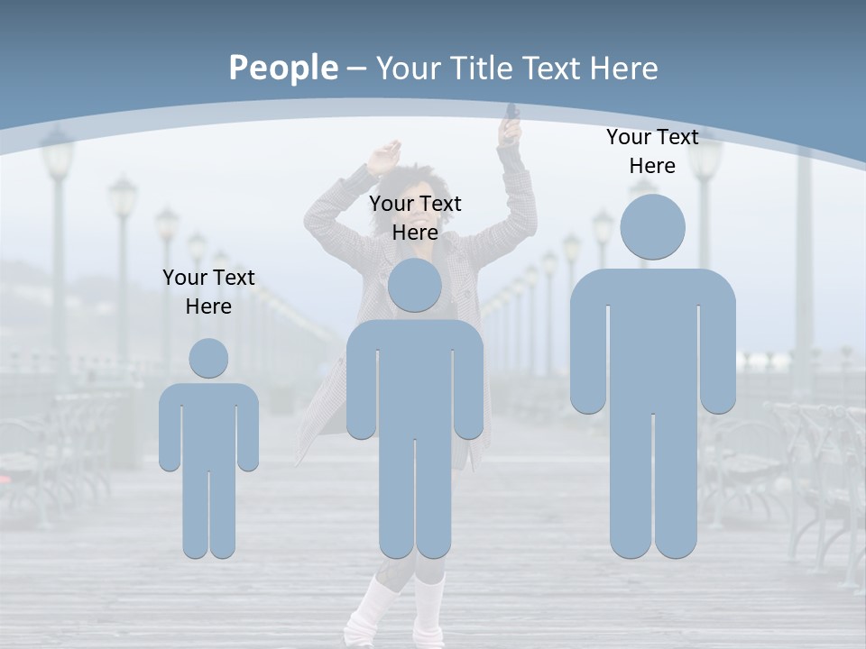 One Brunette Autumn PowerPoint Template