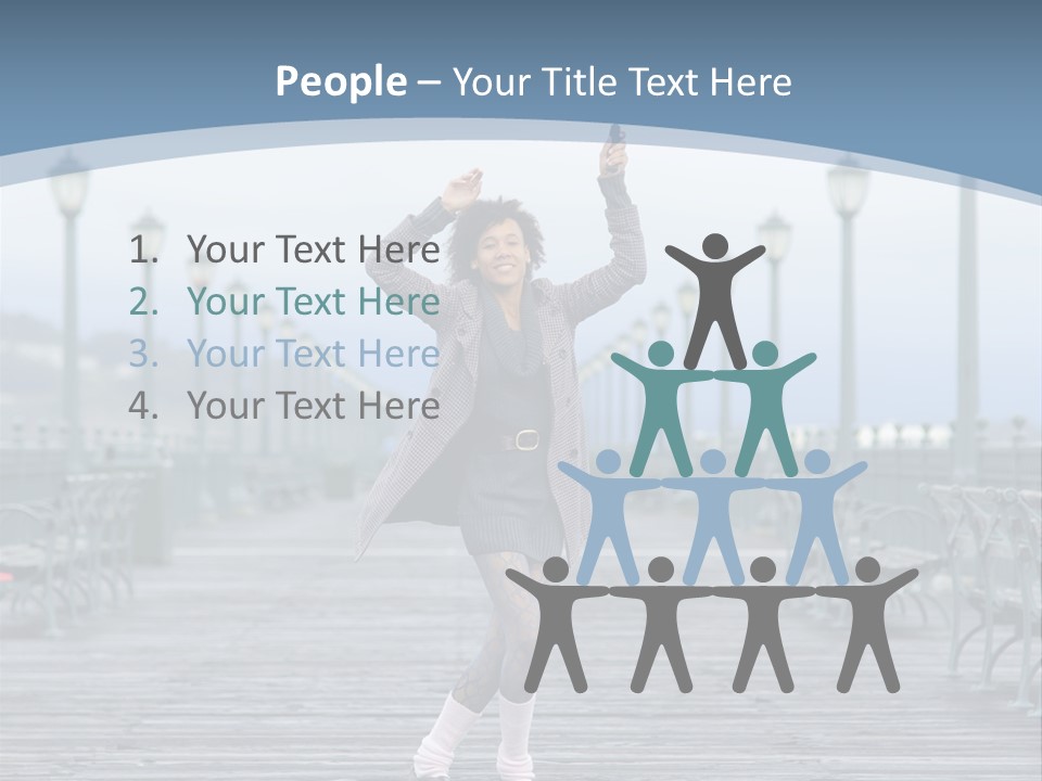 One Brunette Autumn PowerPoint Template