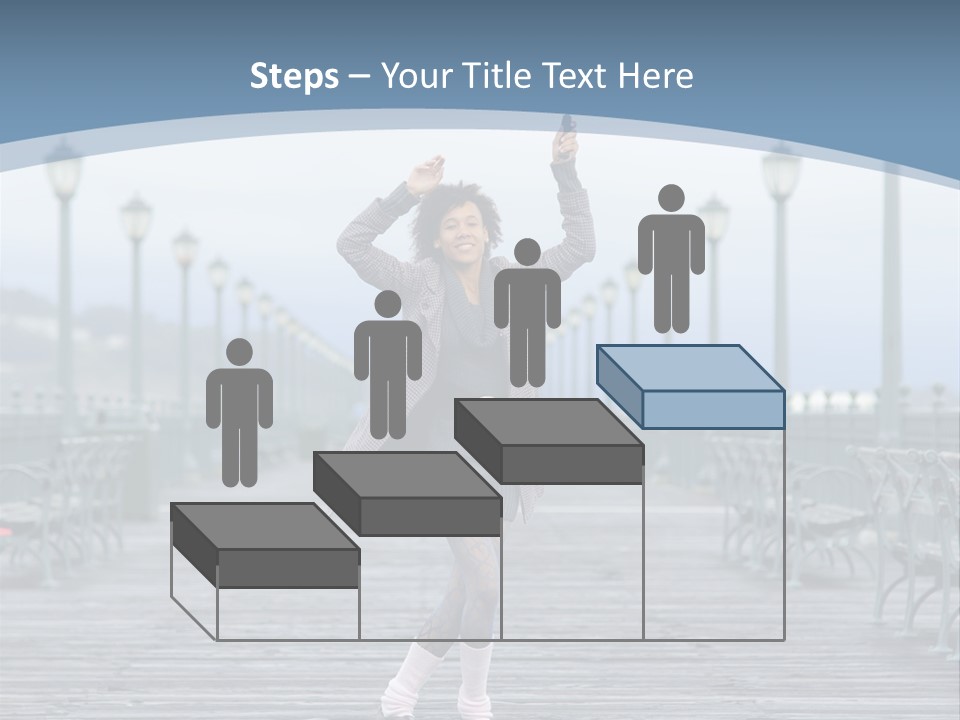 One Brunette Autumn PowerPoint Template