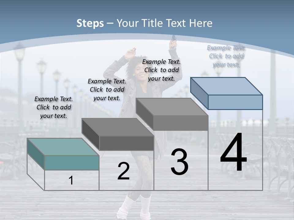 One Brunette Autumn PowerPoint Template