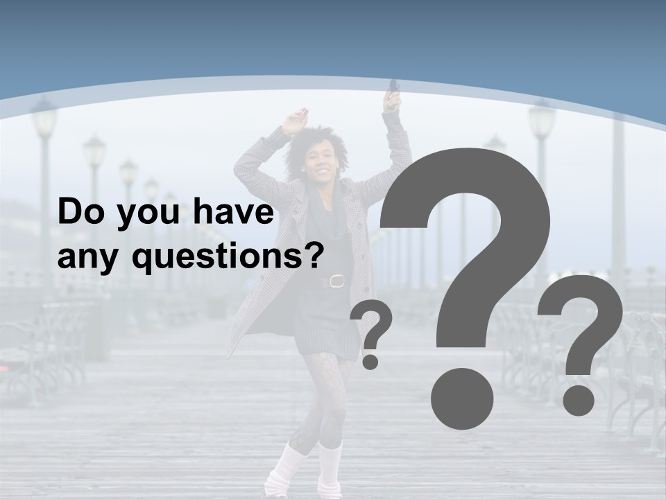 One Brunette Autumn PowerPoint Template