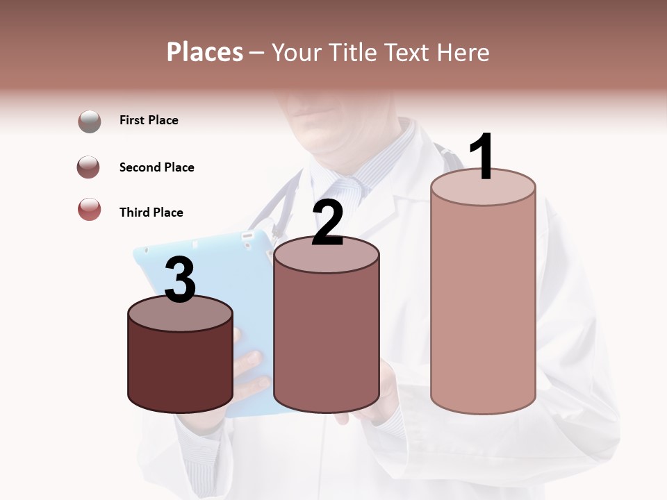 Tablet Practitioner Nurse PowerPoint Template