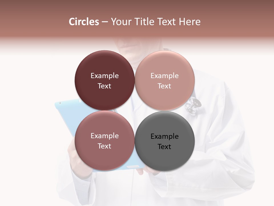 Tablet Practitioner Nurse PowerPoint Template