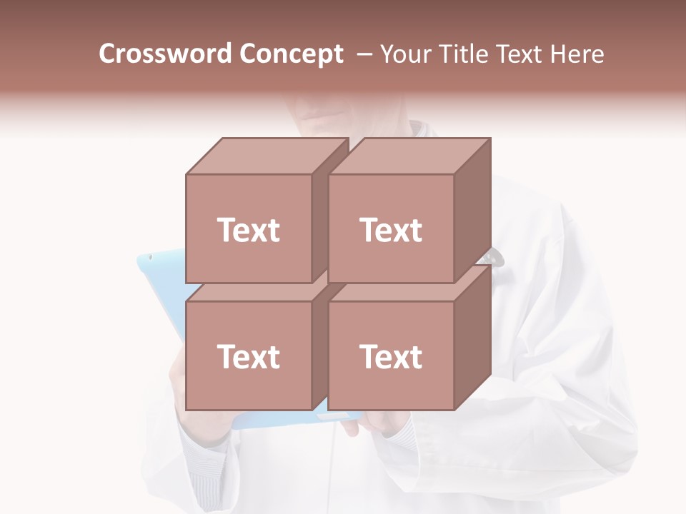 Tablet Practitioner Nurse PowerPoint Template