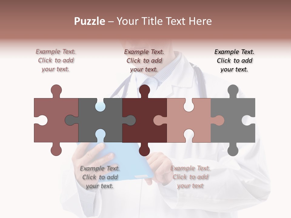 Tablet Practitioner Nurse PowerPoint Template