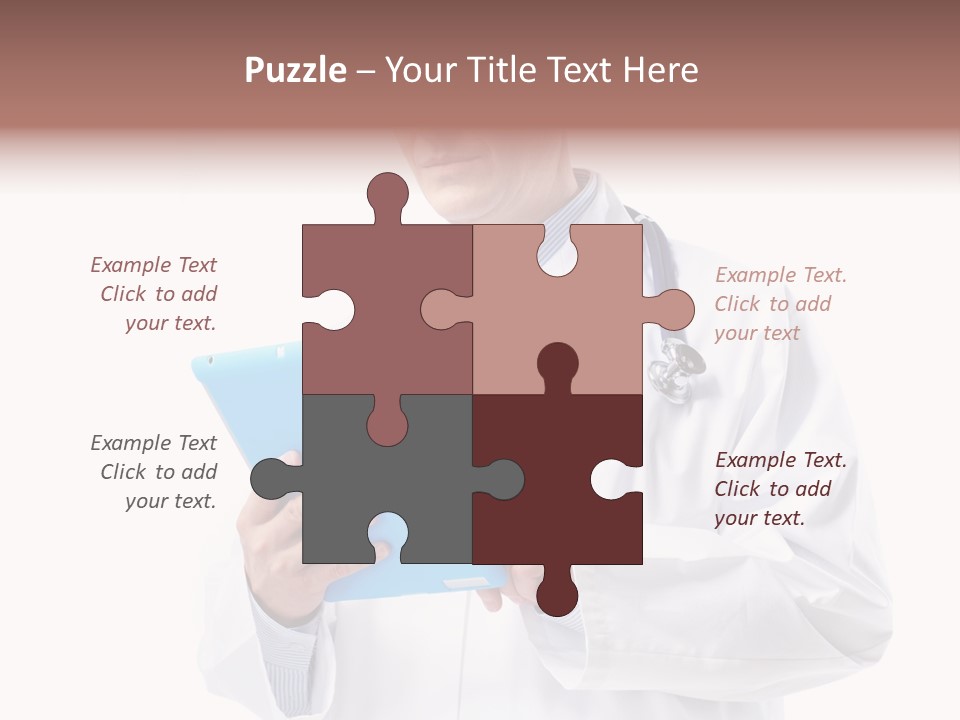 Tablet Practitioner Nurse PowerPoint Template