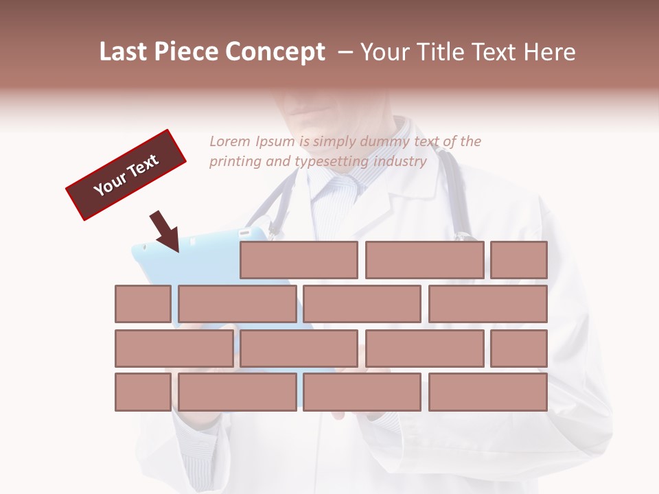 Tablet Practitioner Nurse PowerPoint Template