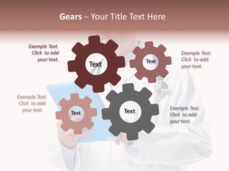 Tablet Practitioner Nurse PowerPoint Template