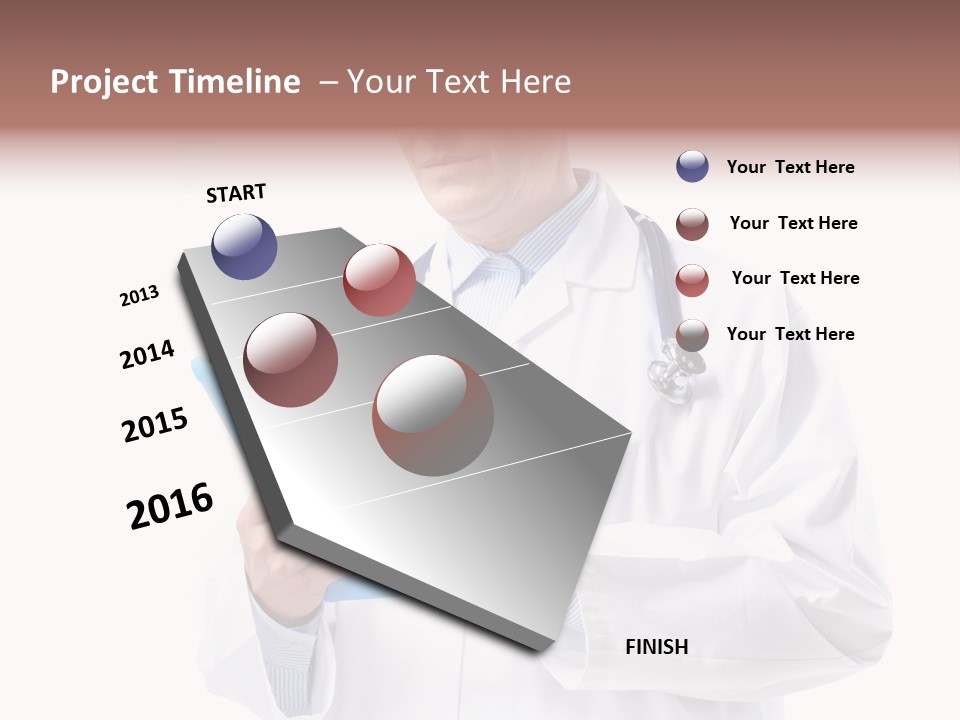 Tablet Practitioner Nurse PowerPoint Template
