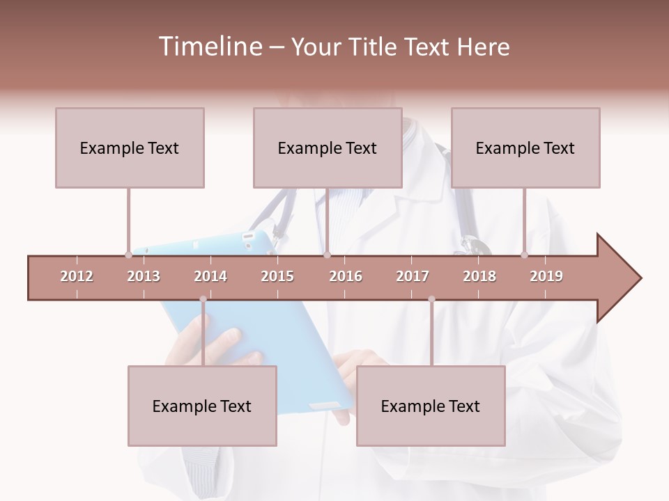 Tablet Practitioner Nurse PowerPoint Template