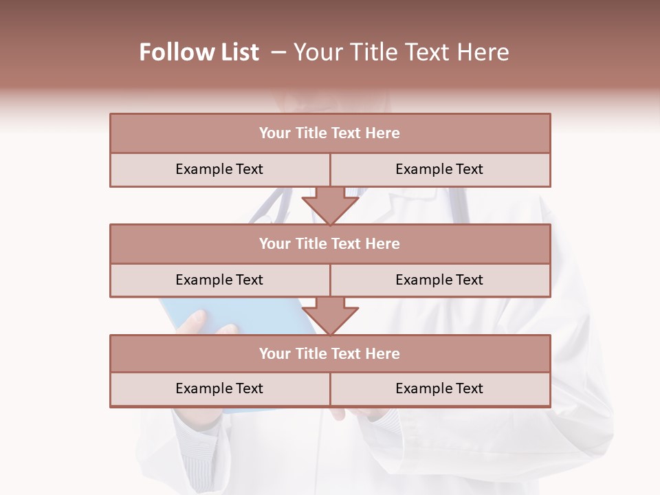Tablet Practitioner Nurse PowerPoint Template