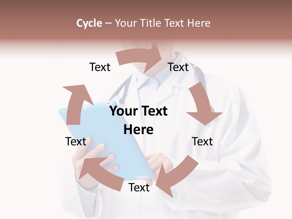 Tablet Practitioner Nurse PowerPoint Template