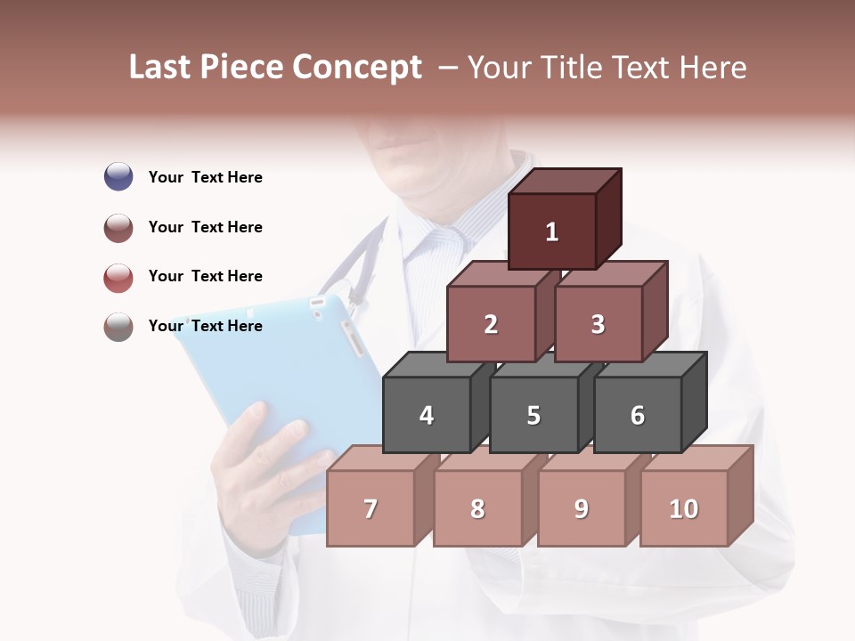 Tablet Practitioner Nurse PowerPoint Template