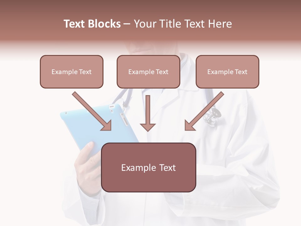 Tablet Practitioner Nurse PowerPoint Template