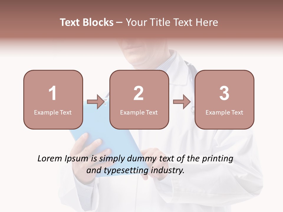 Tablet Practitioner Nurse PowerPoint Template