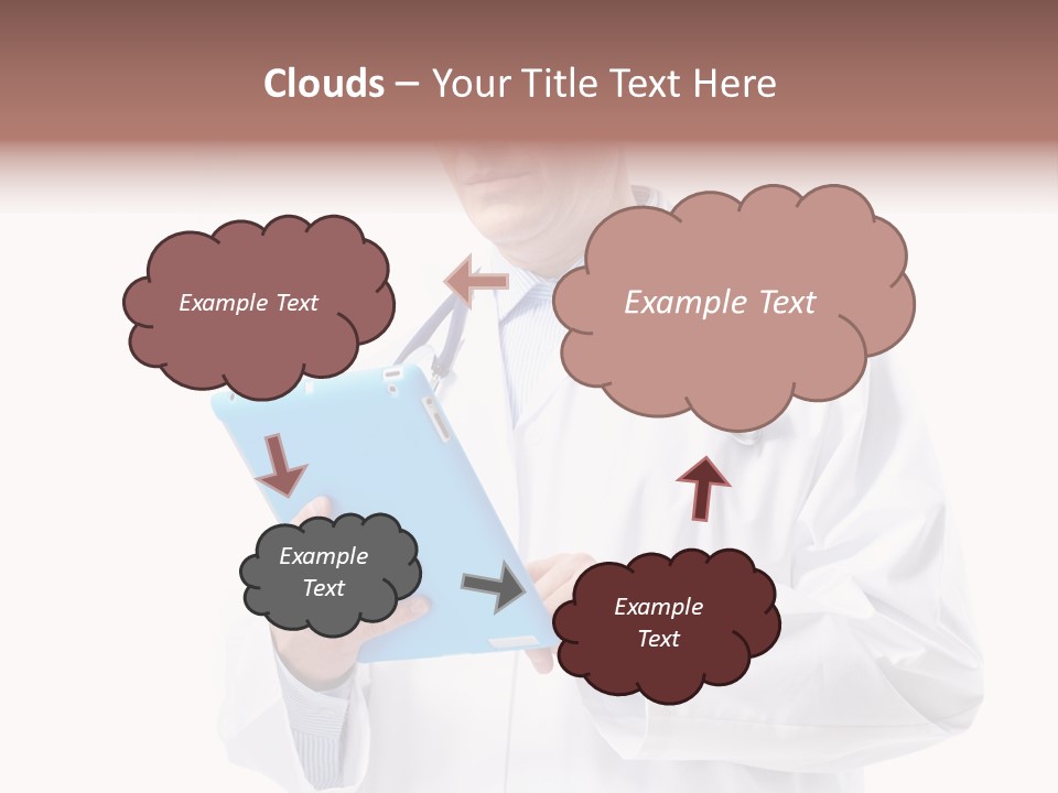 Tablet Practitioner Nurse PowerPoint Template