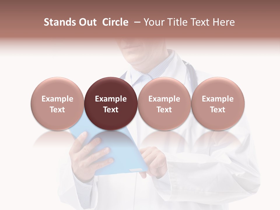 Tablet Practitioner Nurse PowerPoint Template