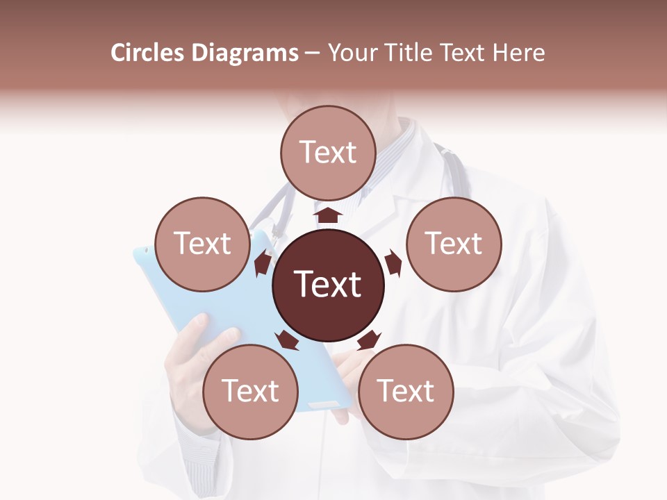 Tablet Practitioner Nurse PowerPoint Template