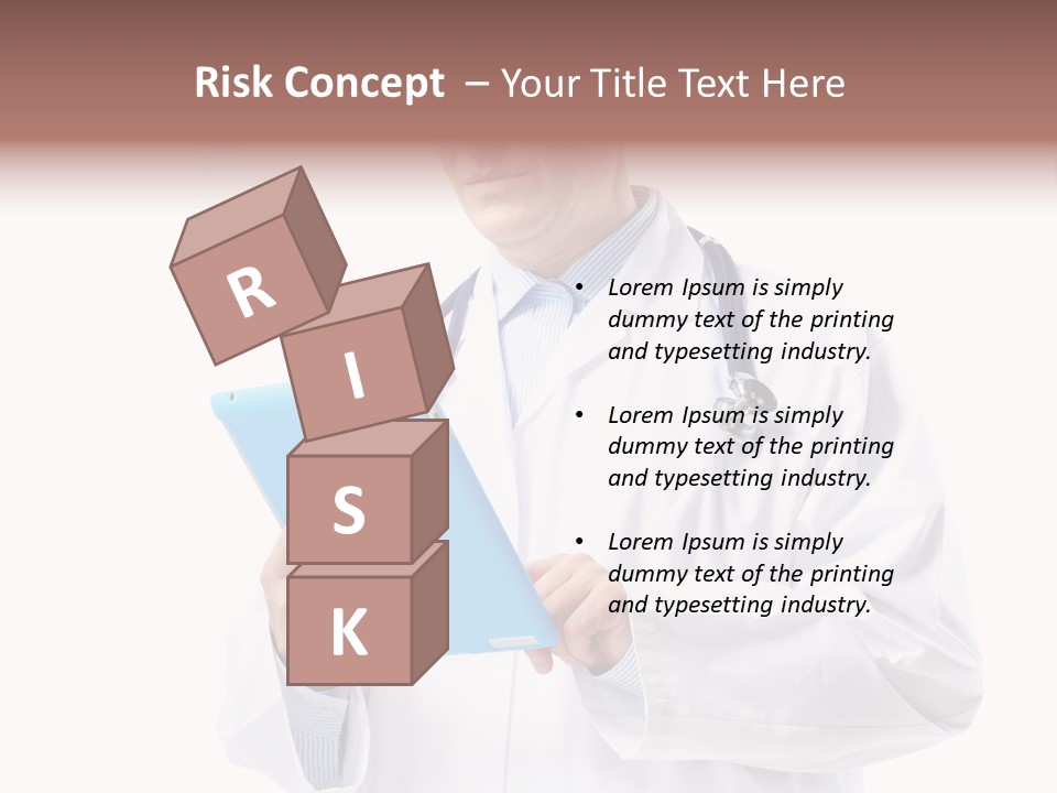 Tablet Practitioner Nurse PowerPoint Template