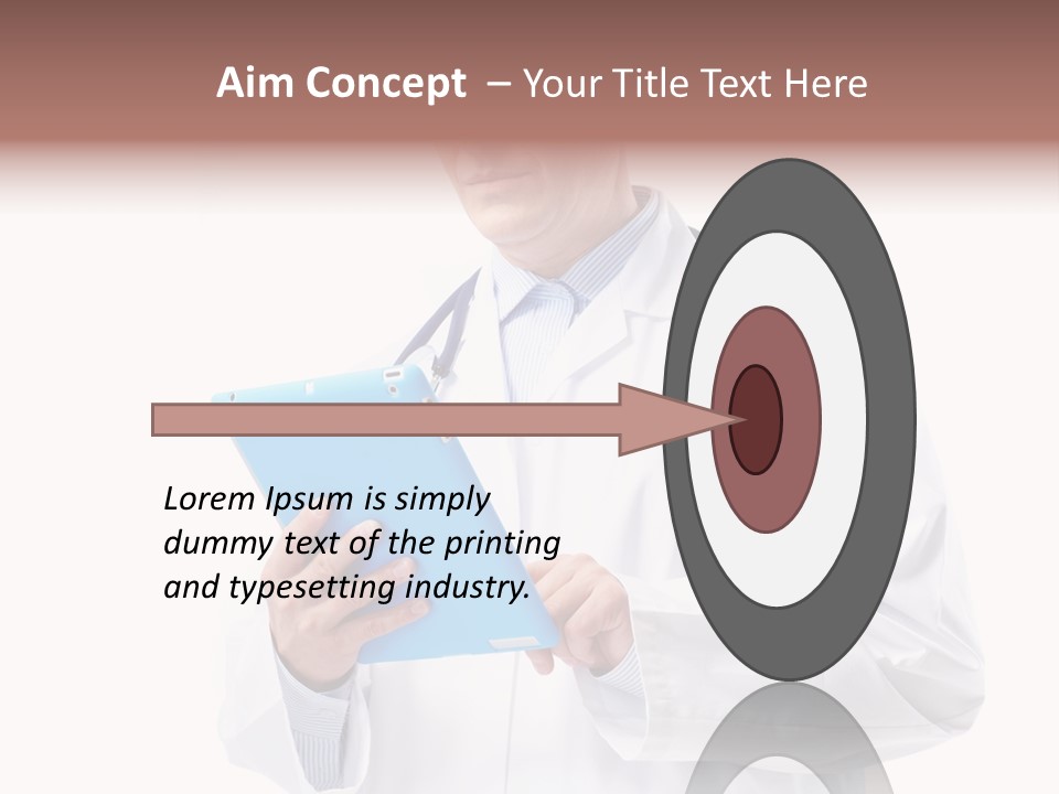 Tablet Practitioner Nurse PowerPoint Template