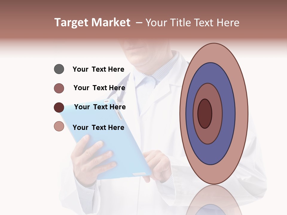 Tablet Practitioner Nurse PowerPoint Template