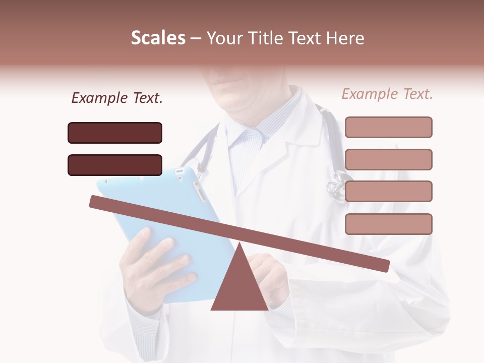Tablet Practitioner Nurse PowerPoint Template