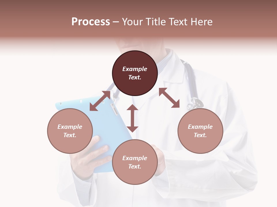 Tablet Practitioner Nurse PowerPoint Template