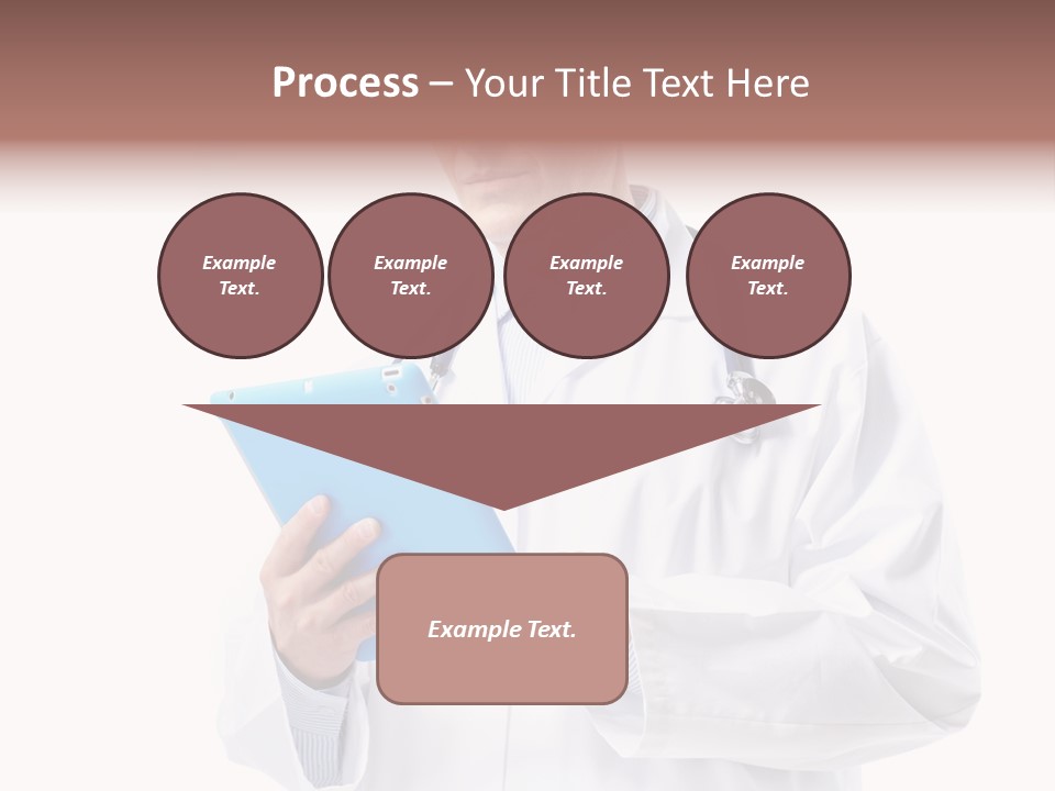 Tablet Practitioner Nurse PowerPoint Template