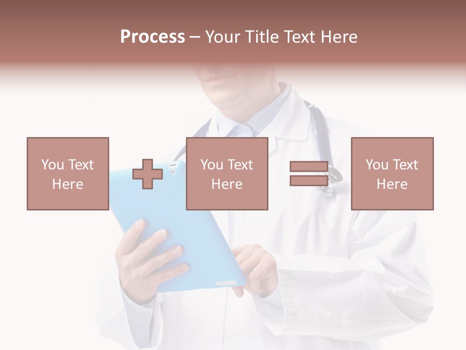Tablet Practitioner Nurse PowerPoint Template