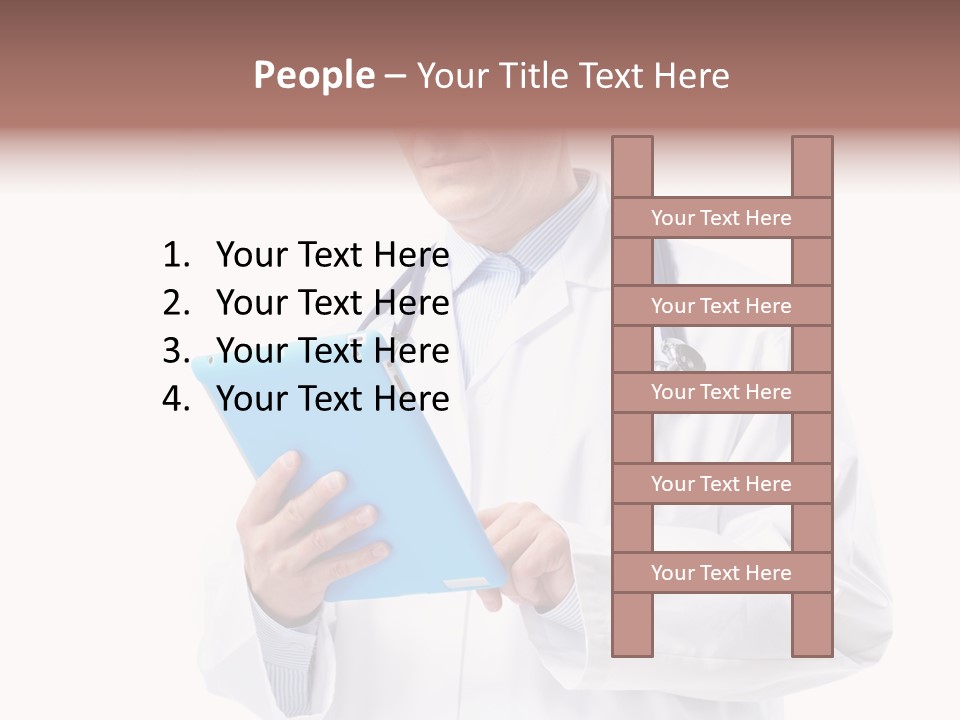 Tablet Practitioner Nurse PowerPoint Template
