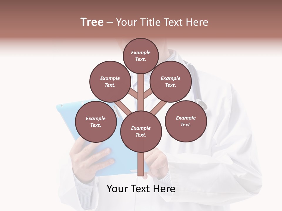 Tablet Practitioner Nurse PowerPoint Template