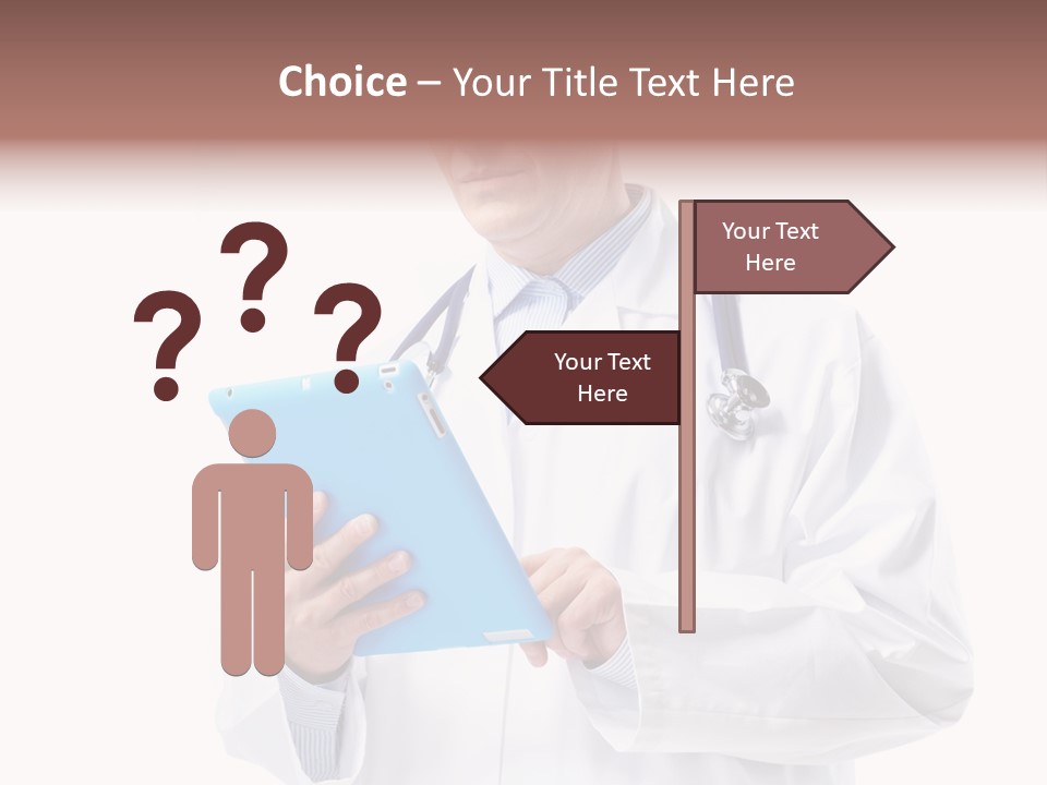 Tablet Practitioner Nurse PowerPoint Template