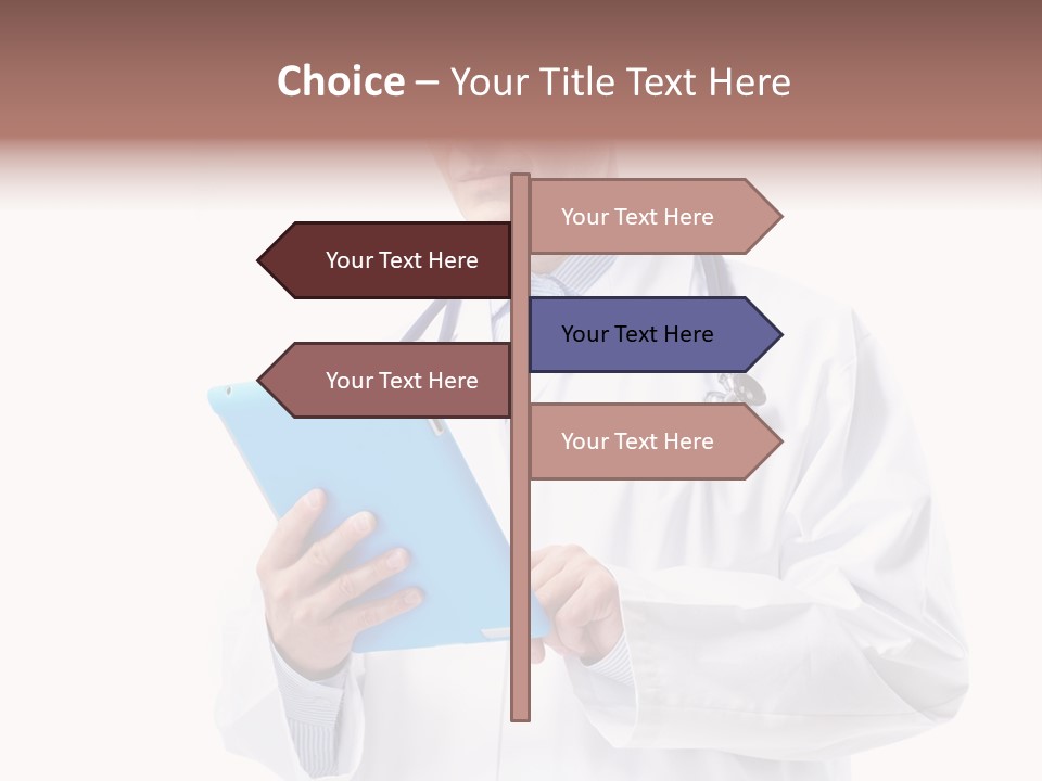 Tablet Practitioner Nurse PowerPoint Template