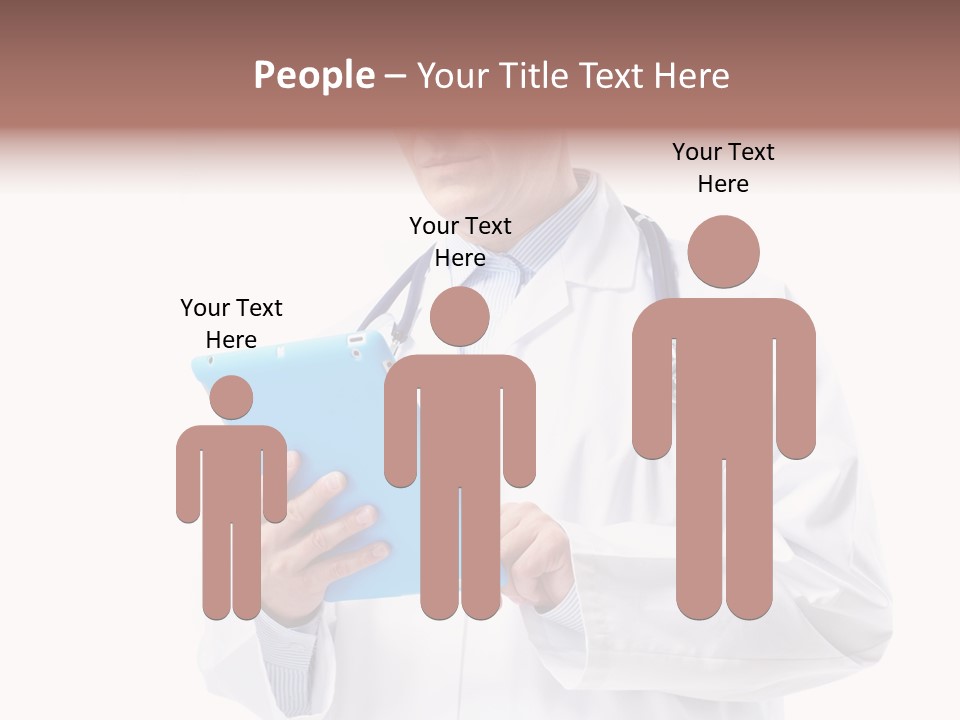 Tablet Practitioner Nurse PowerPoint Template