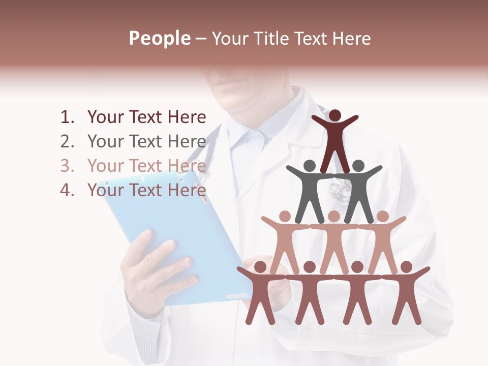 Tablet Practitioner Nurse PowerPoint Template