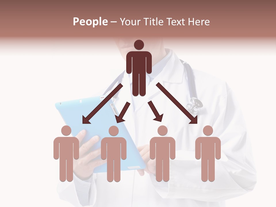 Tablet Practitioner Nurse PowerPoint Template