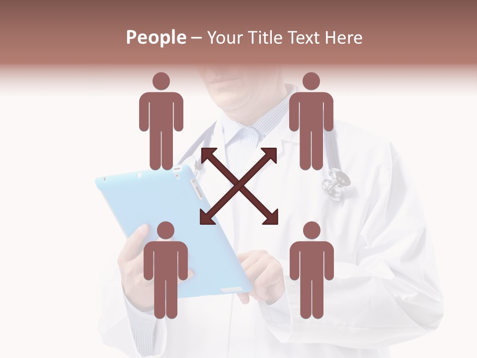 Tablet Practitioner Nurse PowerPoint Template