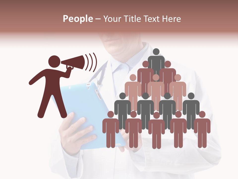 Tablet Practitioner Nurse PowerPoint Template