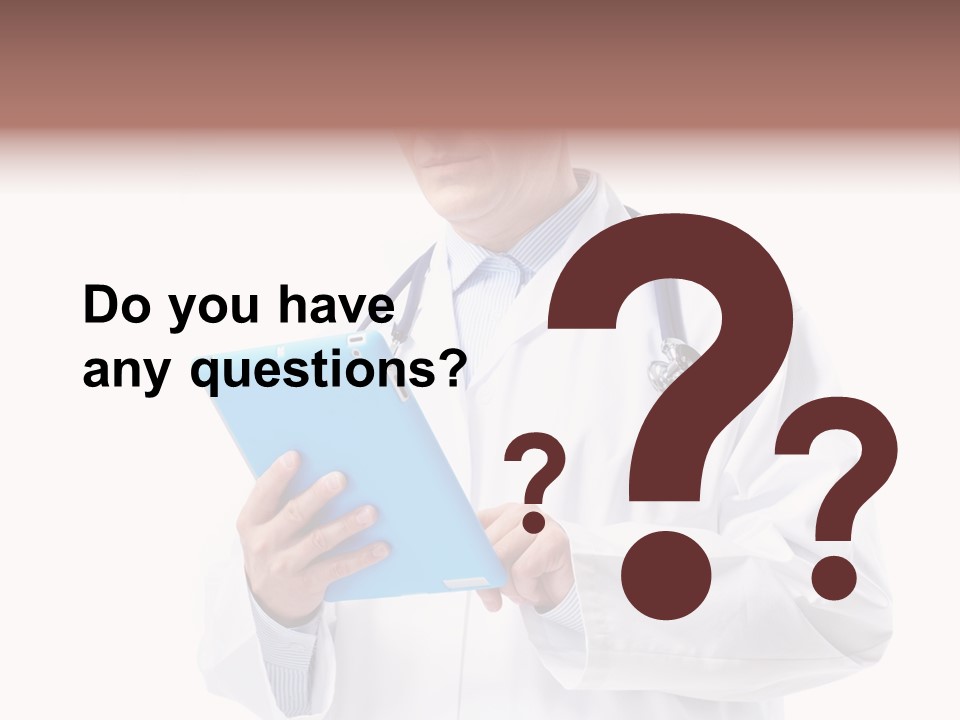 Tablet Practitioner Nurse PowerPoint Template