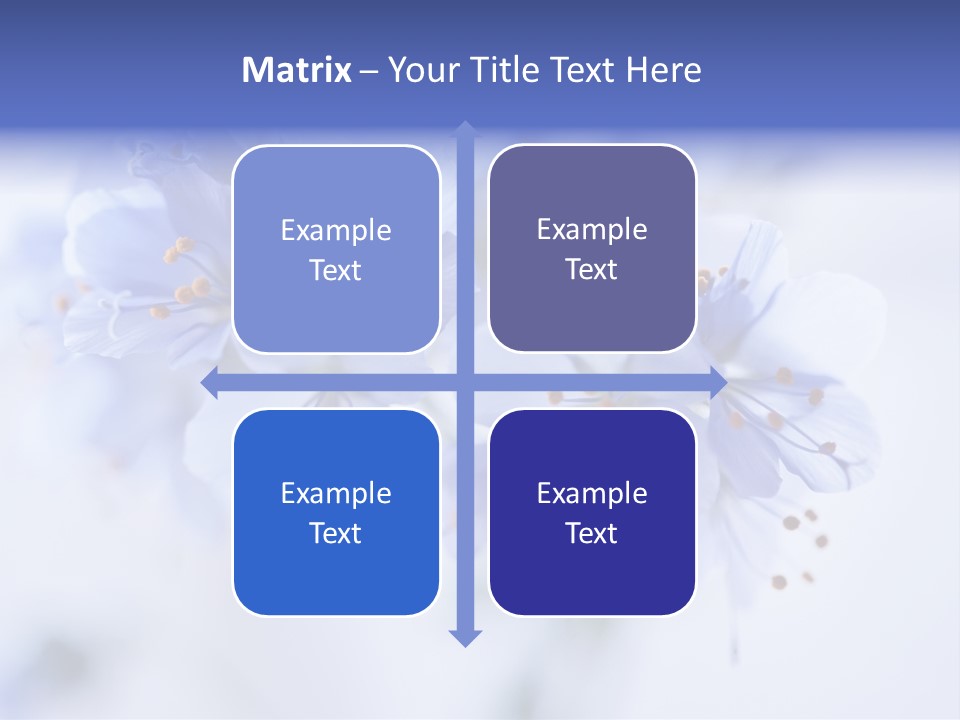 Season Light Violets PowerPoint Template