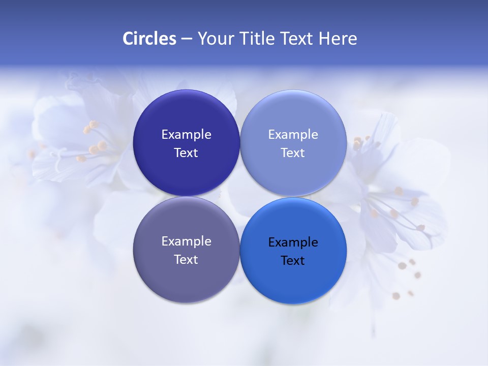 Season Light Violets PowerPoint Template