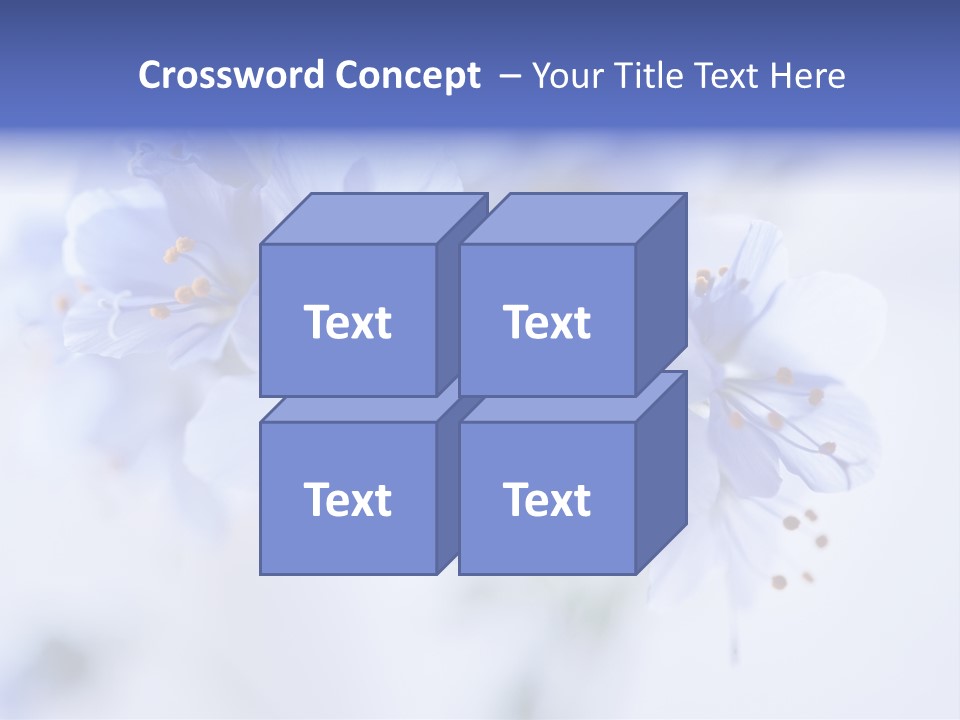 Season Light Violets PowerPoint Template