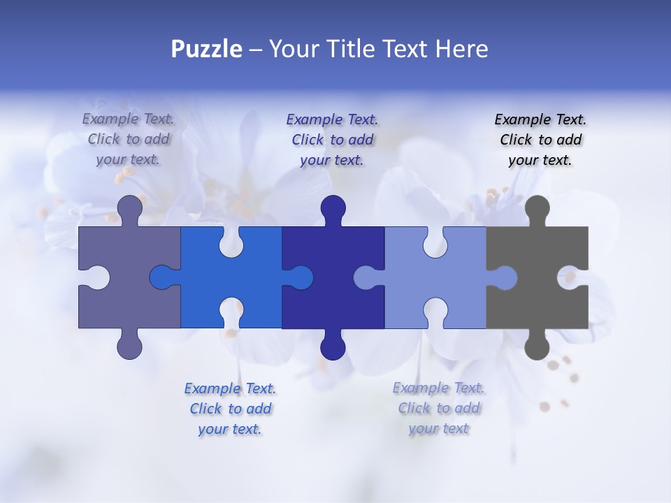 Season Light Violets PowerPoint Template