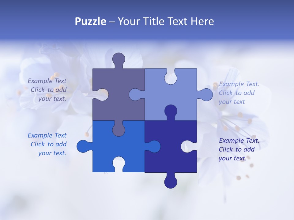Season Light Violets PowerPoint Template