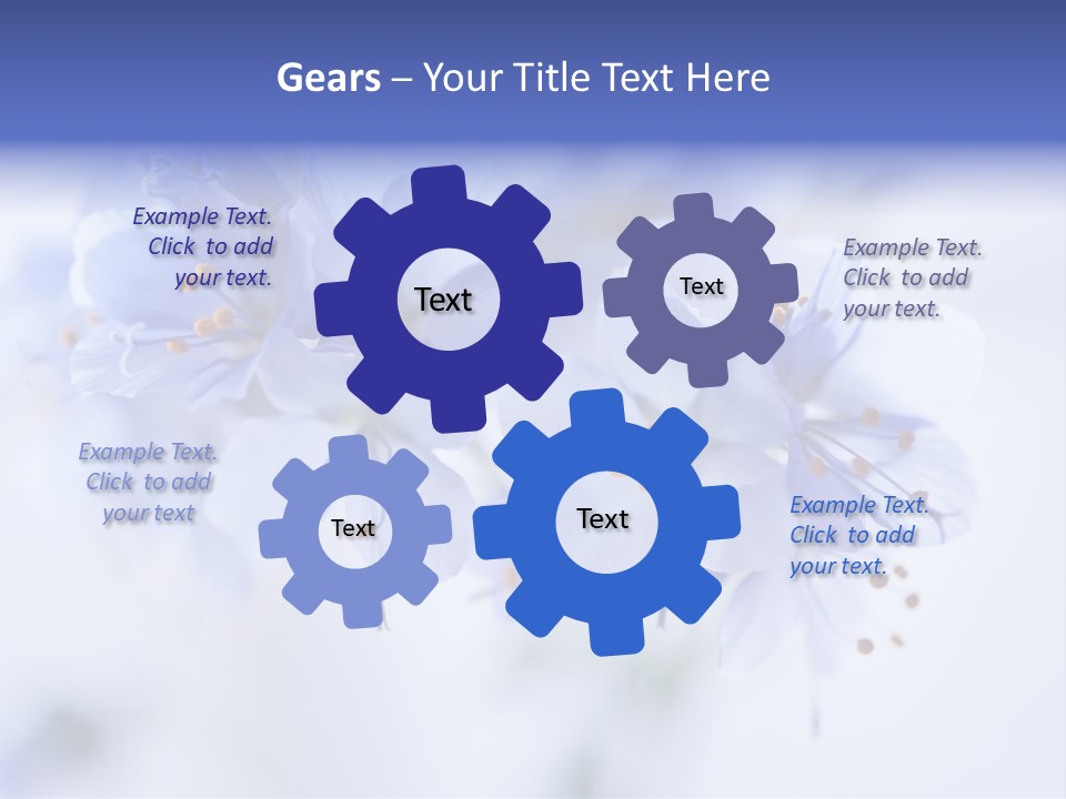 Season Light Violets PowerPoint Template