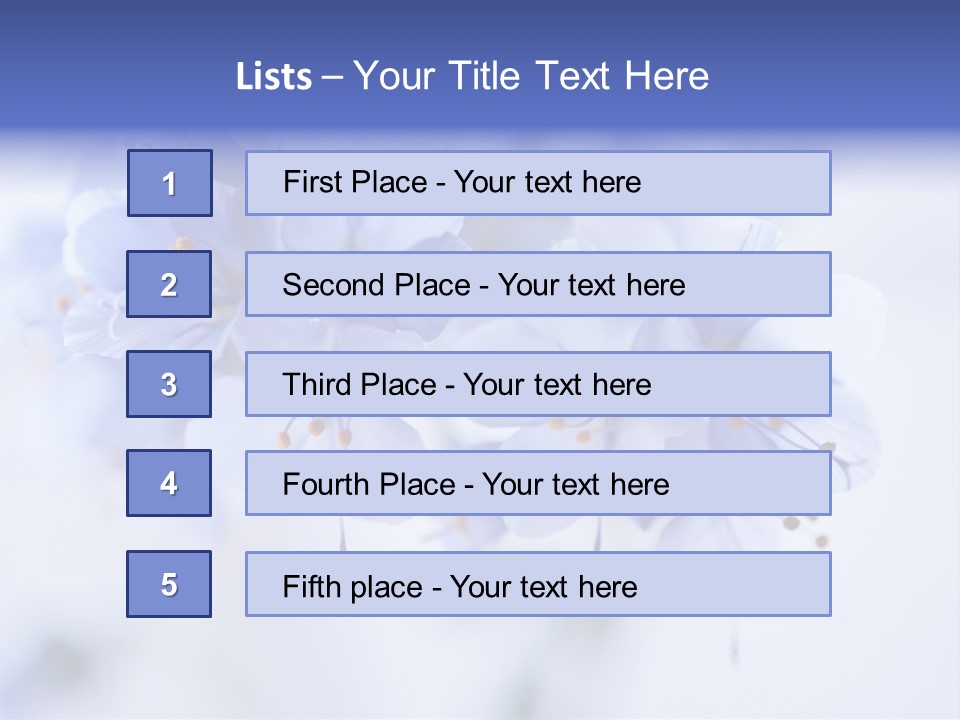 Season Light Violets PowerPoint Template