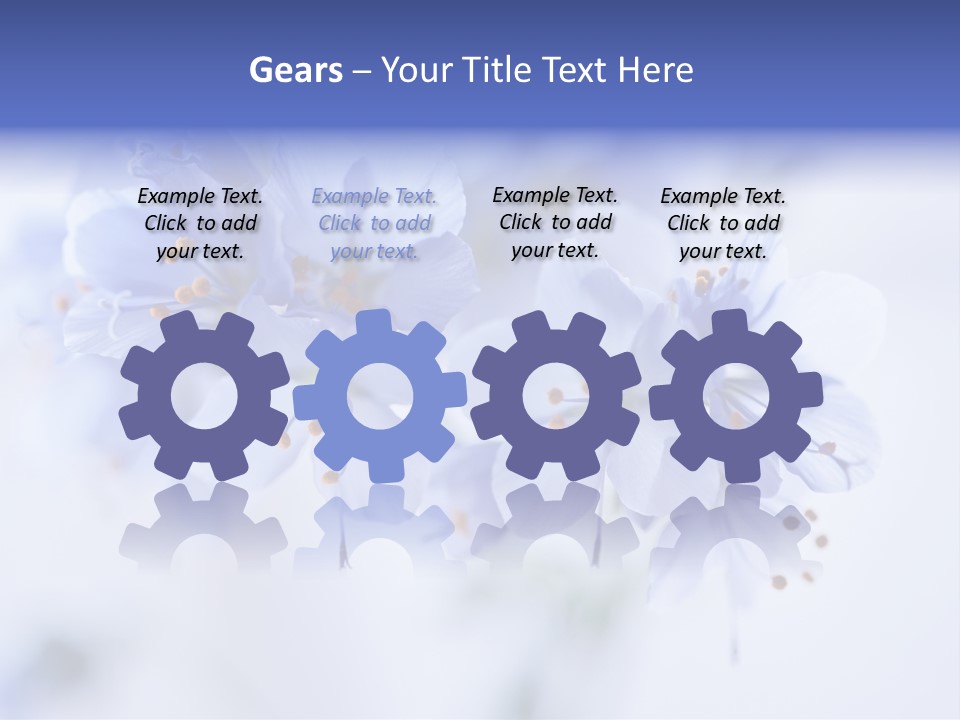 Season Light Violets PowerPoint Template