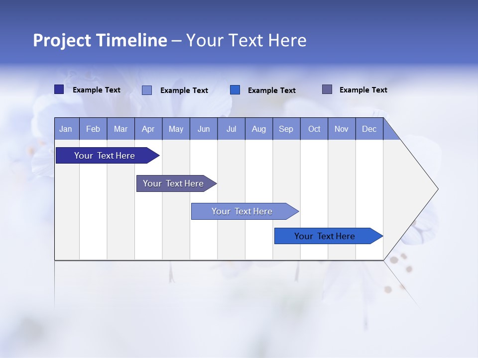 Season Light Violets PowerPoint Template
